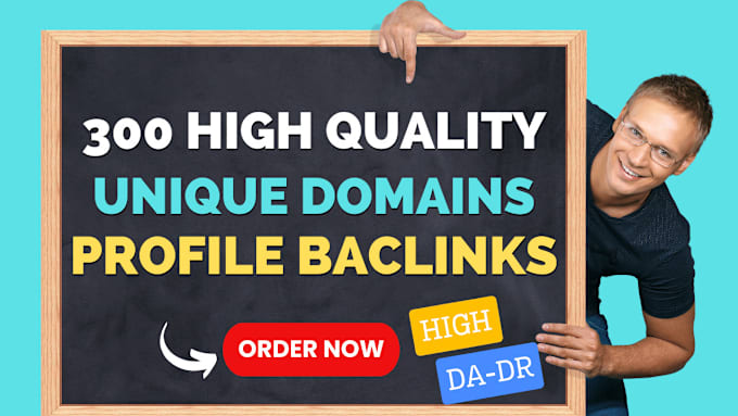 Gig Preview - Improve your brand ranking with 300 profile backlinks