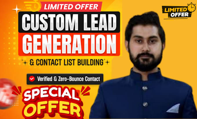 Bestseller - do quality target b2b lead generation linkedin sales navigator email collection