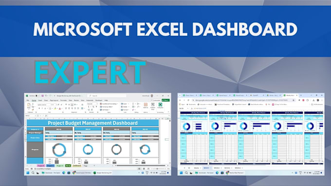 Gig Preview - Create custom excel spreadsheet template and dashboard