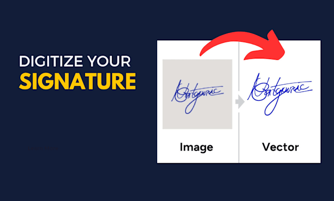 Bestseller - digitize your handwritten signature