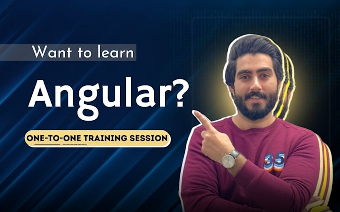 Gig Preview - Be your angular tutor, learn angular from scratch, angular with typescript