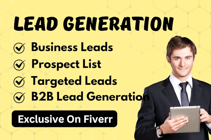 Gig Preview - Do b2b lead generation and build prospect email list