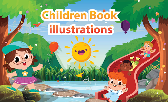 Gig Preview - Create children book illustrations