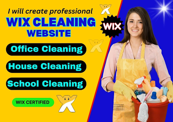 Gig Preview - Design or redesign wix website, wix cleaning website and wix booking koala