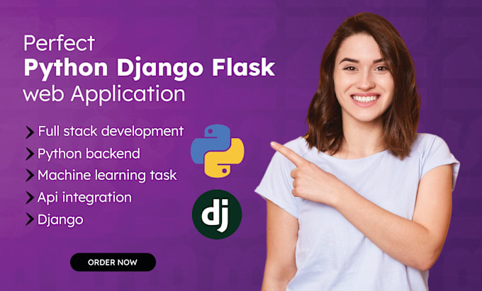 Gig Preview - Do perfect python django flask web application