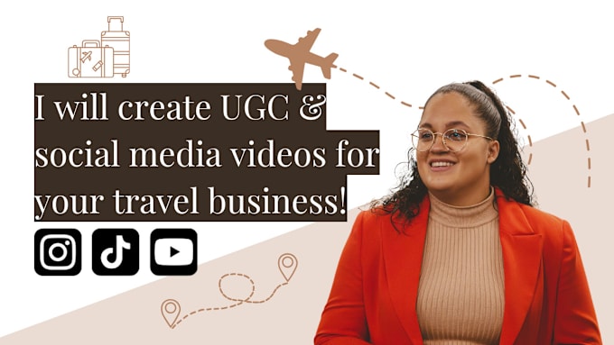 Gig Preview - Make natural ugc spokesperson video content for your travel business