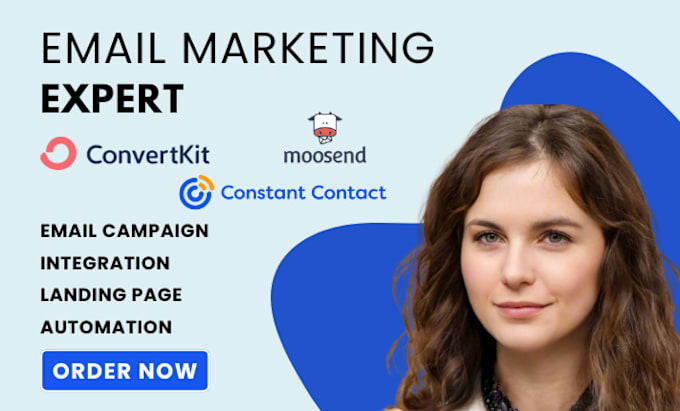 Gig Preview - Be your convertkit, constant contact, moosend, hubspot expert