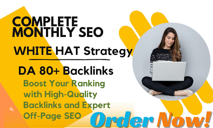 Gig Preview - Improve your ranking on google with monthly SEO backlinks