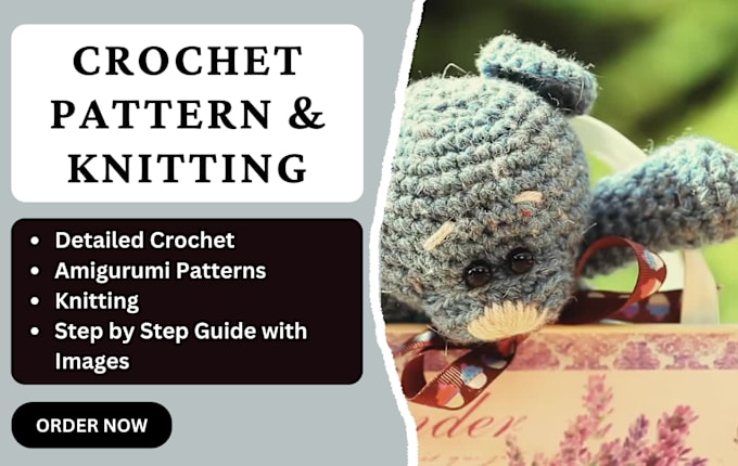 Gig Preview - Write amigurumi christmas crochet pattern black friday crochet handmade holiday