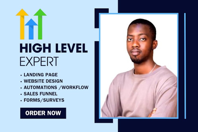 Gig Preview - Build gohighlevel funnel, ghl automation, a2p 10dlc as your gohighlevel expert