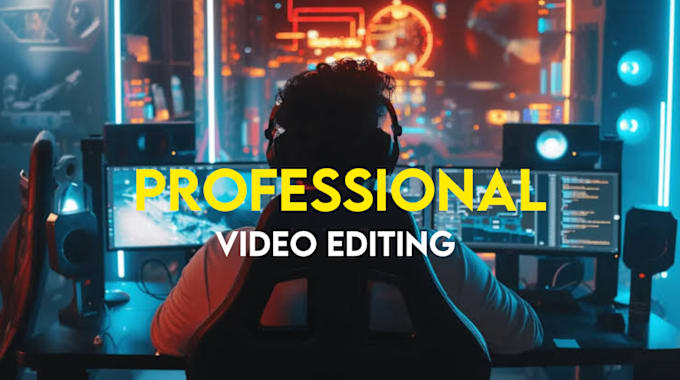 Gig Preview - Do professional video editing for your youtube channel