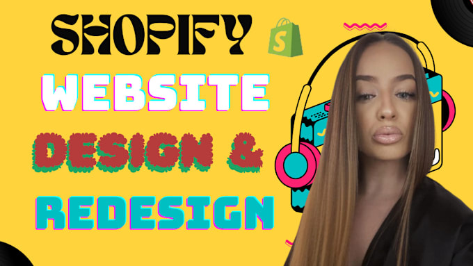 Gig Preview - Design and redesign shopify website shopify store design website design