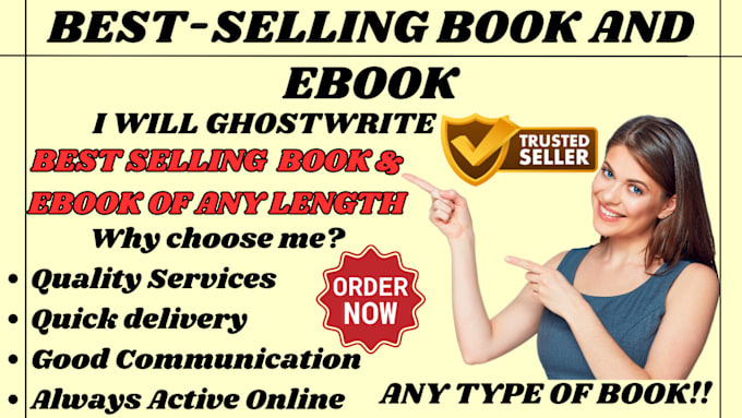 Bestseller - discreetly ghostwrite your self help book or ebook with te help of experience