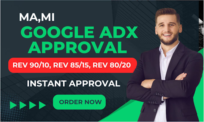 Gig Preview - Do google adx approval instant ma adx approved