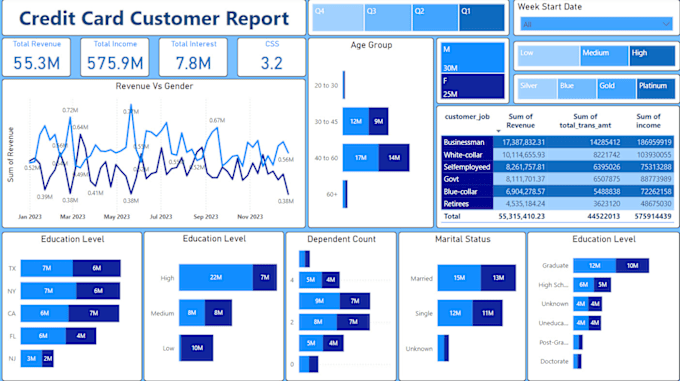 Gig Preview - Convert your excel data into visualization