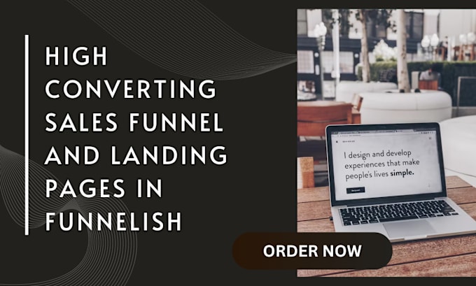 Gig Preview - Setup modern landing page in funnelish