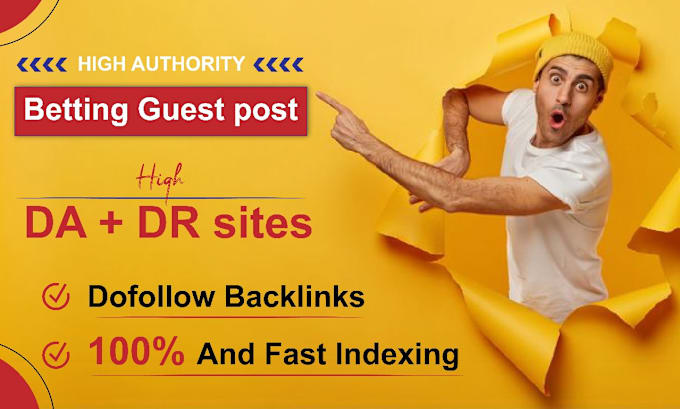 Gig Preview - Seo backlink guest post services