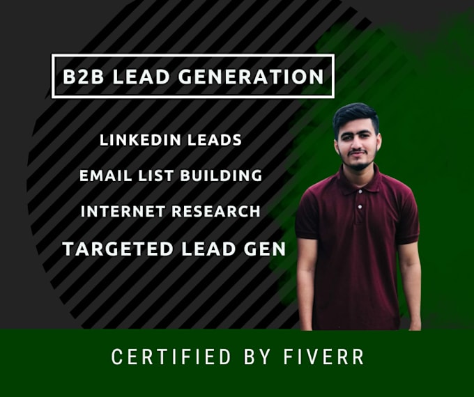 Gig Preview - Do b2b lead generation and build prospect email list