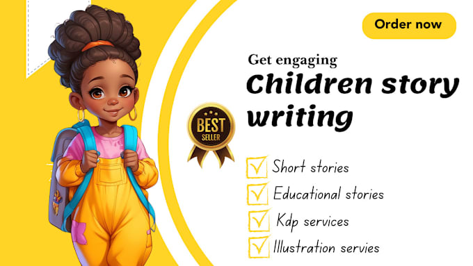 Gig Preview - Ghostwrite kids story, kid book writer, edit and illustrate children story book