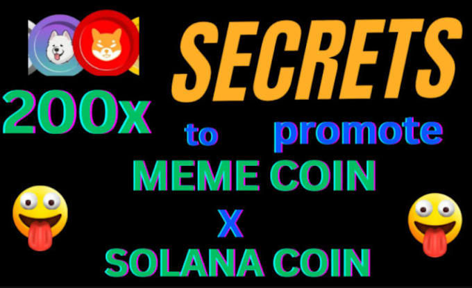 Gig Preview - Promote your massive, token, crypto sol meme coin pump fun pink sale telegram