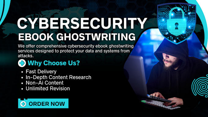 Gig Preview - Write cybersecurity ebook, cloud computing, do ebook writing, digital forensics