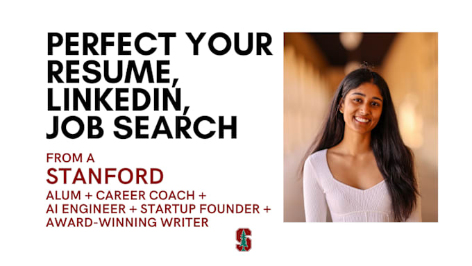 Gig Preview - Use my expertise as a stanford career coach to perfect your resume and job app