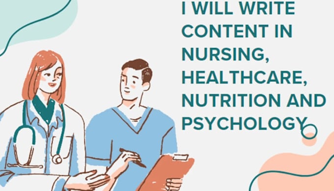 Gig Preview - Write content in nursing, healthcare, nutrition and psychology