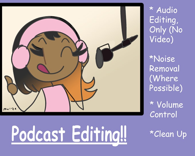 Gig Preview - Provide some sweet audio podcast editing