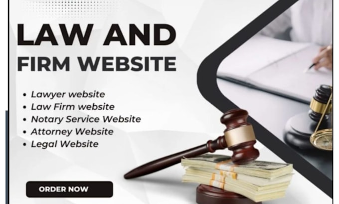 Gig Preview - Lawyer, and notary website with booking features in 24hrs