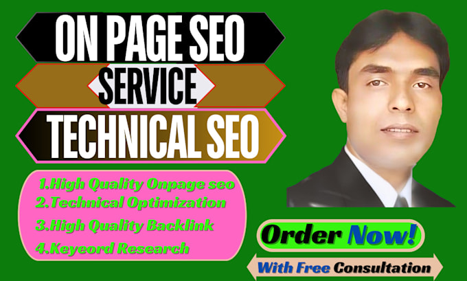 Gig Preview - Do high quality onpage seo and technical optimization your website