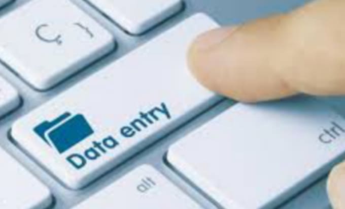 Bestseller - do data entry in excel, database, copy paste,data collection and typing