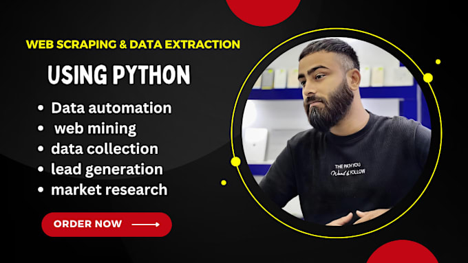 Gig Preview - Extract your valuable data, web scraping with python