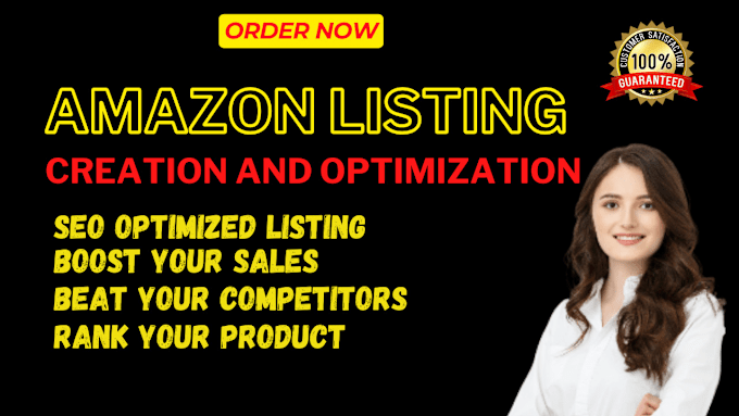 Gig Preview - Do SEO optimized amazon product listing