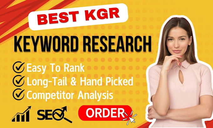 Gig Preview - Do keyword research for your website and competitor analysis