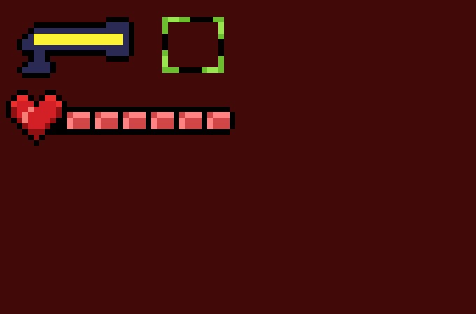 Gig Preview - Do pixel art hud for your game