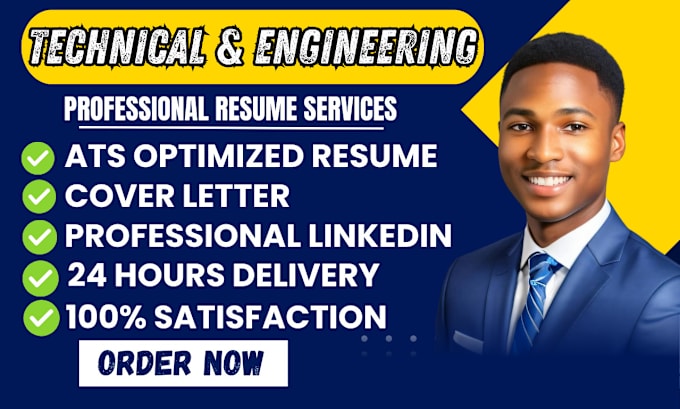 Gig Preview - Provide ats technical resume, engineering resume, developer resume writing