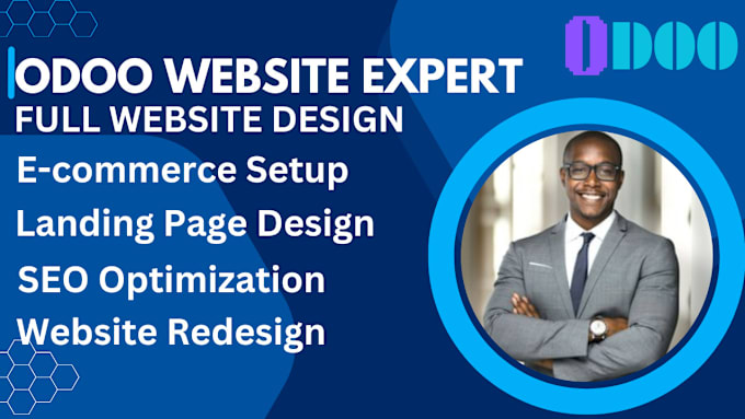 Gig Preview - Design odoo website odoo expert odoo 17 odoo ecommerce website update odoo 18