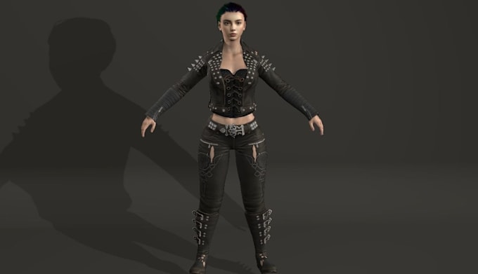 Gig Preview - Rig 3d character,maxwell human model,wonder dynamic,dazstudio 3d,texture,facemop