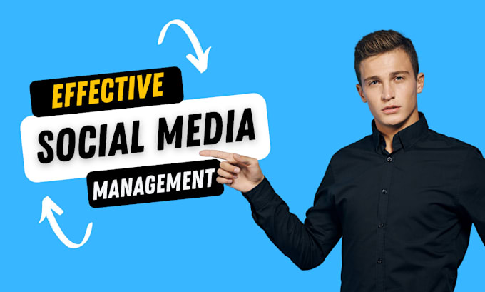 Gig Preview - Manage your social media accounts as social media manager