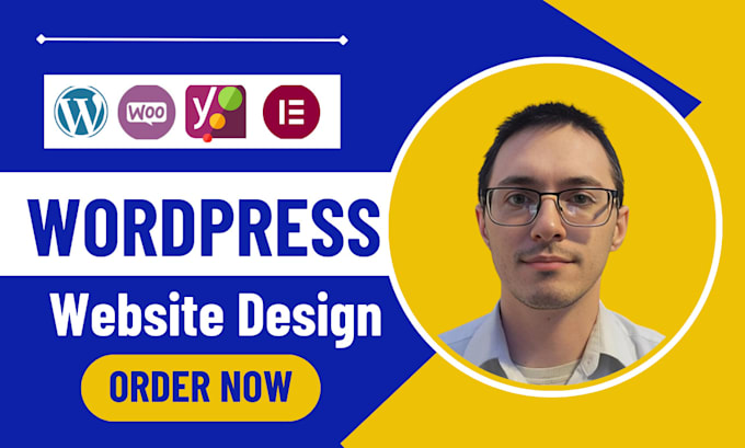 Gig Preview - Create, redesign revamp, responsive wordpress business website design with SEO