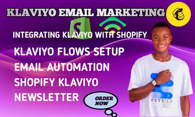 Gig Preview - Setup email marketing klaviyo klaviyo flows for your ecommerce website