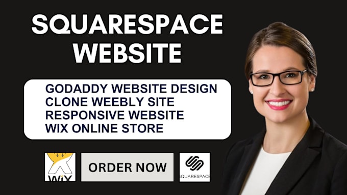 Gig Preview - Develop functional website or online store for squarespace weebly, godaddy, wix