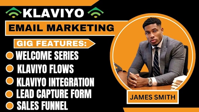 Gig Preview - Setup klaviyo email marketing flows shopify marketing sales campaign template