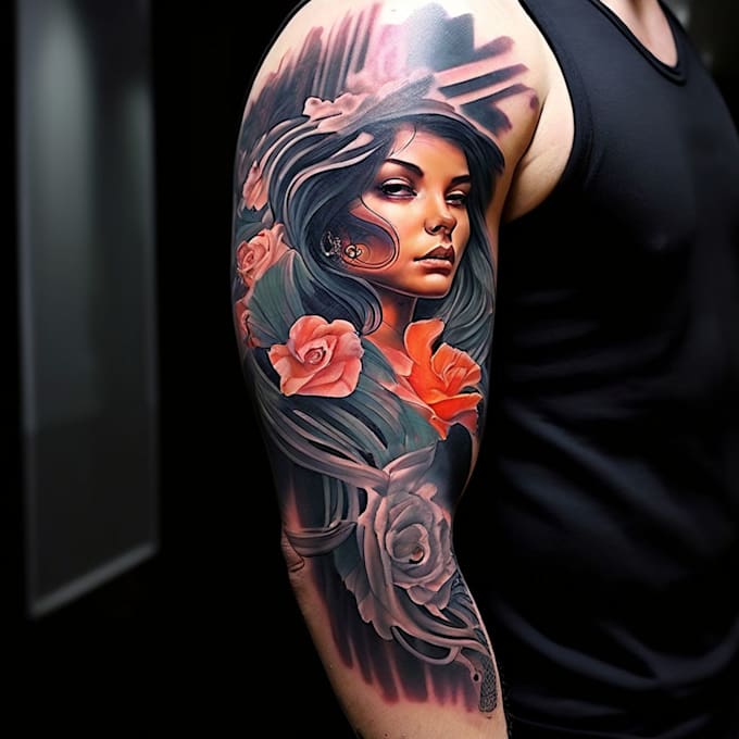 Gig Preview - Create attractive realism and full sleeve tattoo designs