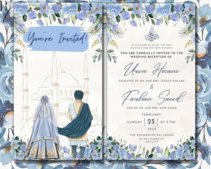 Gig Preview - Design elegant and custom invitation cards for all occasions