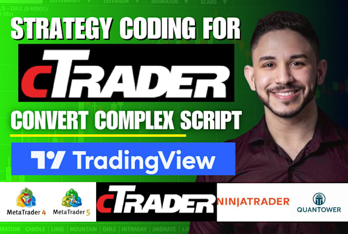 Gig Preview - Code ctrader ninjatrader strategy, convert tradingview pinescript to mt4 mt5