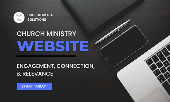 Bestseller - build and design a beautiful church website ministry website