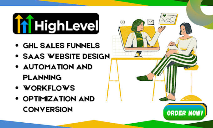 Bestseller - create go high level workflow, build gohighlevel automation funnel, ghl expert