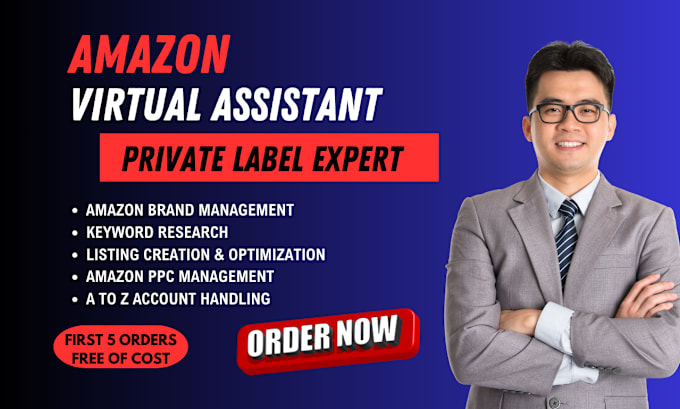 Gig Preview - Be your expert amazon virtual assistant VA for amazon fba private label