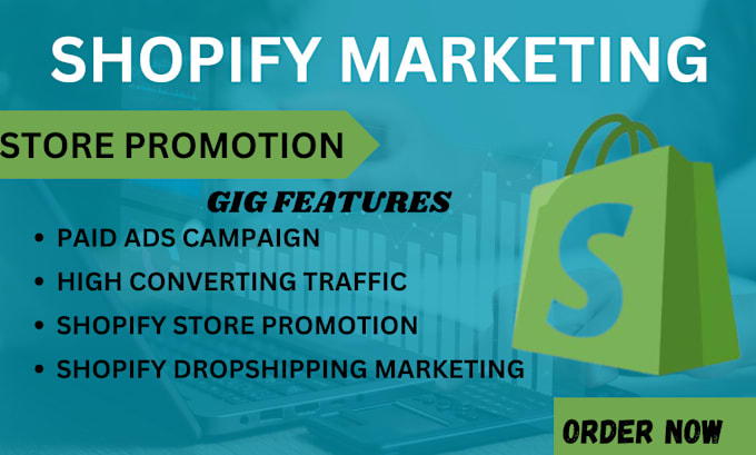 Gig Preview - Increase shopify sales, complete shopify dropshipping marketing, store promotion